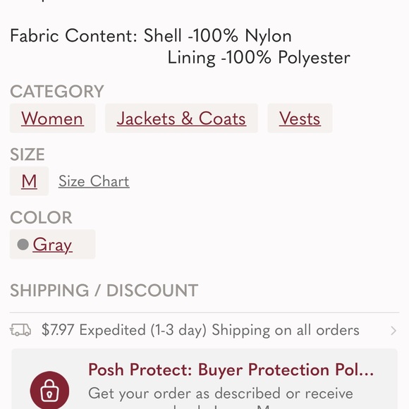 32* Degrees Heat Weatherproof 90% Down Vest size medium EUC - Picture 4 of 11